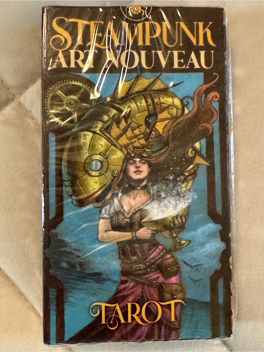 Steampunk Art Nouveau Tarot — Illustrated Deck by Lo Scarbeo
